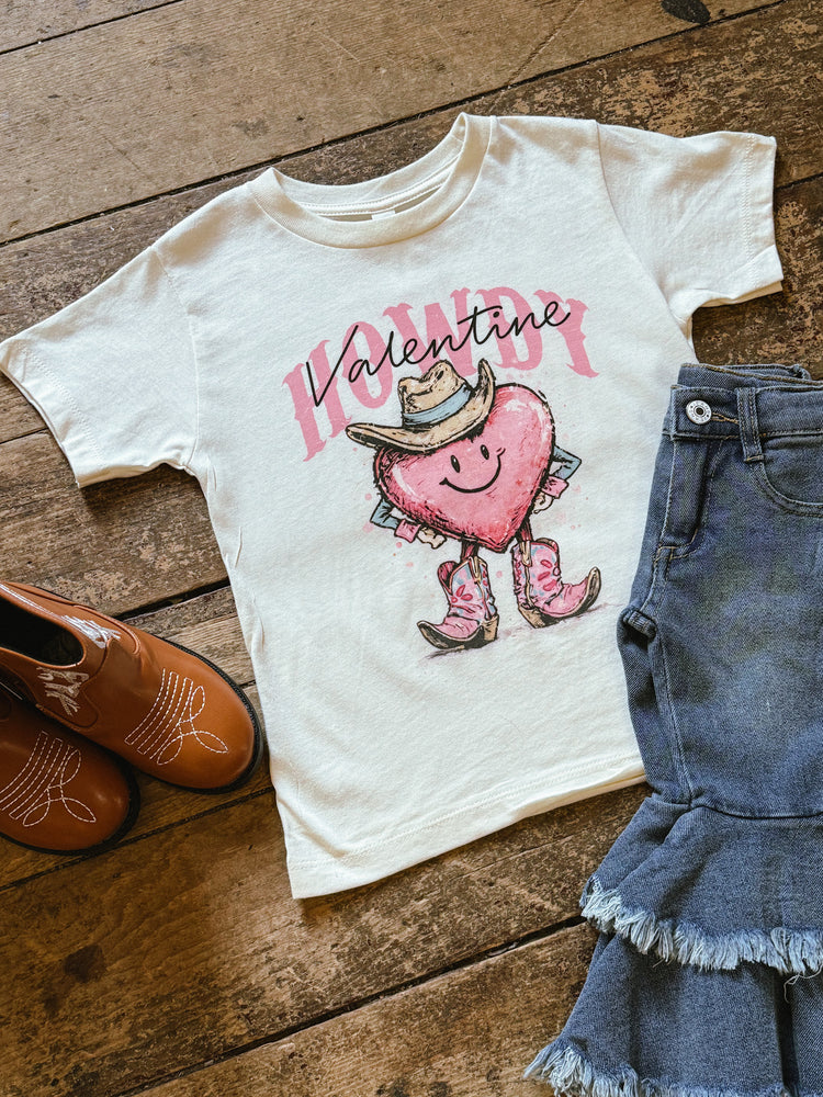 Howdy Valentine Kids Tee