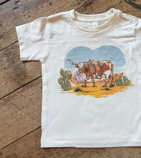 Longhorn Valentine’s Day Kids Tee