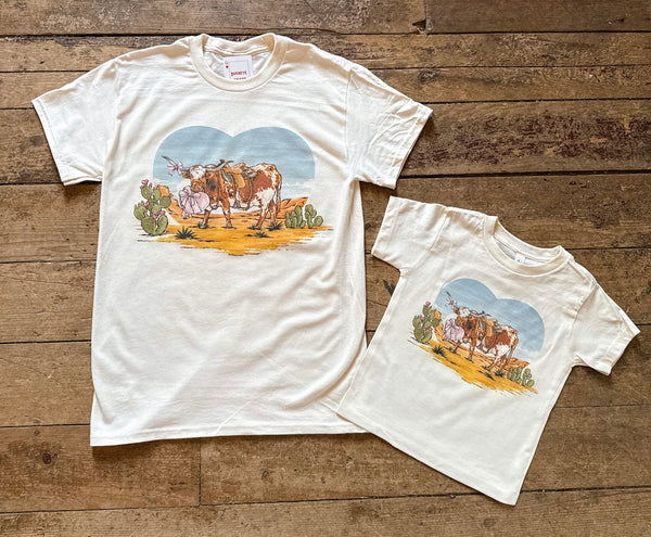 Longhorn Valentine’s Day Graphic Tee