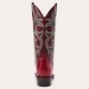 Stetson Women’s LAUREN Goat Leather Western Boots - red/wine snip toe