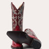 Stetson Women’s LAUREN Goat Leather Western Boots - red/wine snip toe