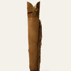 Stetson Women’s GLAM Over-The-Knee Fringe Boot - Brown Suede Vamp