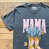 MAMA boots & flowers Graphic Tee - pepper