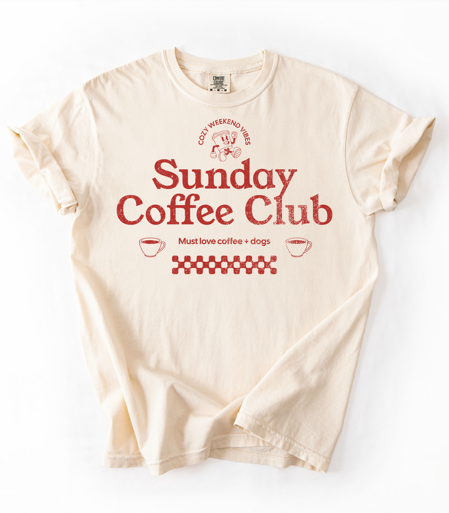 Sunday Morning Coffee Club Graphic Tee