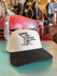 the midnight rodeo Embroidered Hat - cream/black