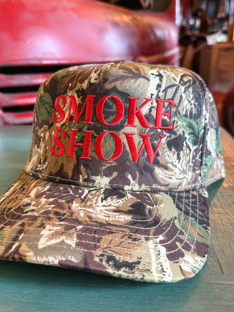 SMOKE SHOW Embroidered Trucker Hat
