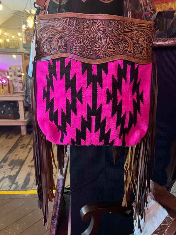 Hot Pink Western American Darling Bag