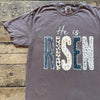 He Is Risen Patchwork Graphic Tee