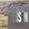He Is Risen Patchwork Graphic Tee