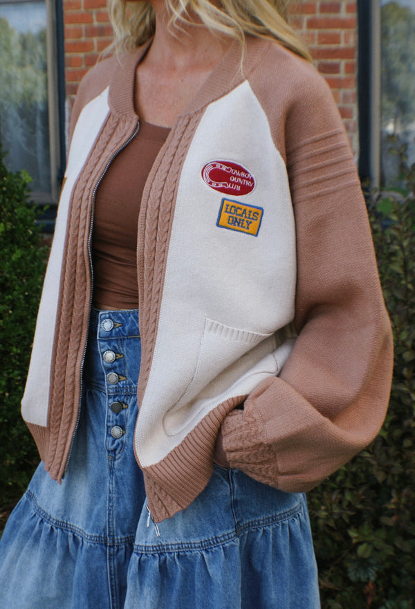 Western Bomber Cardigan