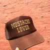 MUSTACHE LOVER Trucker Hat - brown
