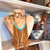 Lots Leather & Fringe Necklace