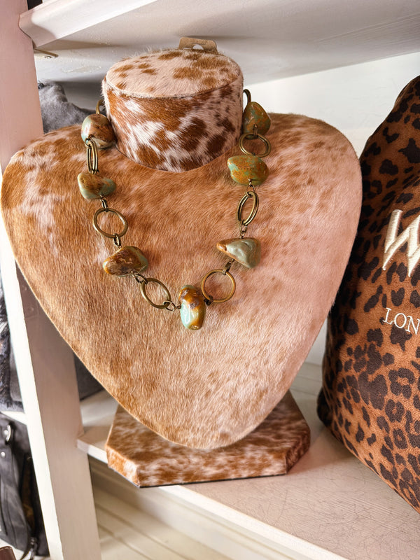 Turquoise Nugget Necklace