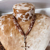 Double Scarf with Cross Necklace