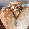 Double Scarf with Boot Necklace
