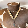 Double Scarf with Boot Necklace