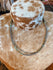 Sterling Silver Pearl & Green Heishi Turquoise Necklace - 19”