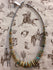 Green Turquoise Graduated Necklace with Sterling Silver Navajo Pearls & Hematite - 23"
