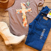 Western Paint Cross Graphic Tee