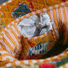 Mustard Quilted Large Everyday Tote Bag
