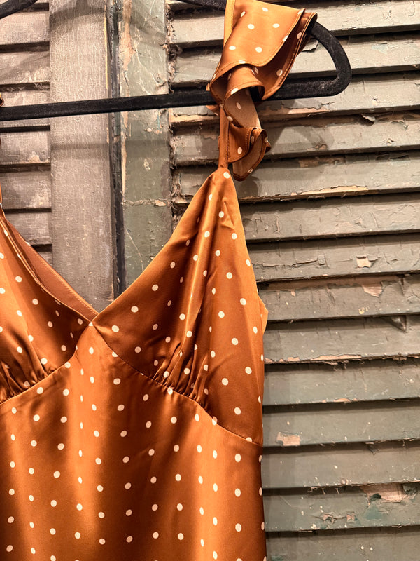 Polka Dot Darling Flutter Sleeves Mini Dress