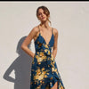 Floral Ruffle Maxi Dress