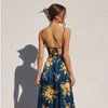 Floral Ruffle Maxi Dress