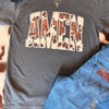 Amen Cowhide and Pearls Graphic Tee