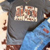 Amen Cowhide and Pearls Graphic Tee