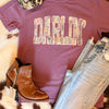 Darlin Camo Print Graphic Tee