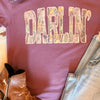 Darlin Camo Print Graphic Tee