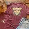 With The Hippies And Cowboys Pocket Graphic Tee