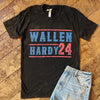 Wallen Hardy 24 Graphic Tee- Acid Wash Black
