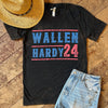Wallen Hardy 24 Graphic Tee- Acid Wash Black