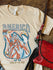 AMERICA HOME OF THE FREE Graphic Tee - Natural