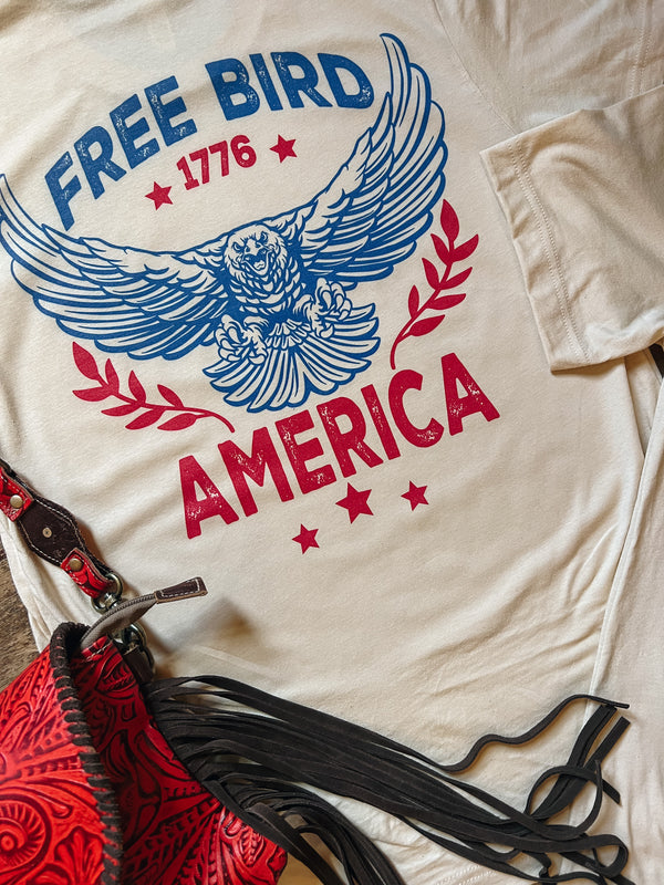 America Free Bird Pocket Graphic Tee