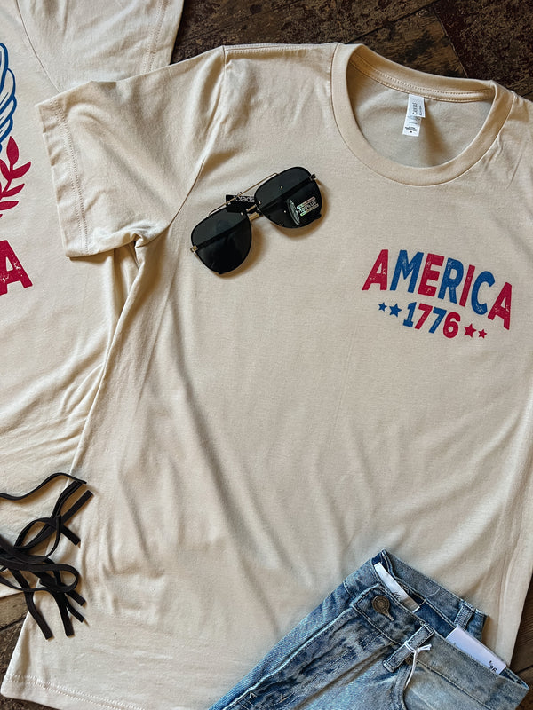 America Free Bird Pocket Graphic Tee