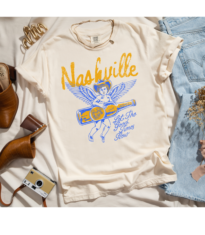 Nashville Let The Good Times Flow Graphic Tee