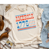 1776 America USA Patriotic Graphic Tee