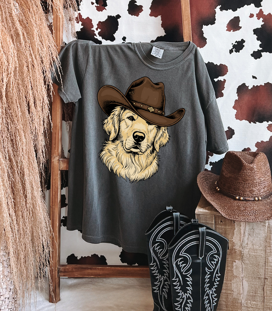 Western Golden Dog Graphic Tee