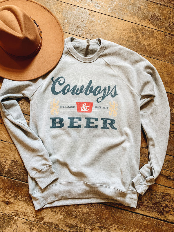 Cowboys and Beer Crewneck