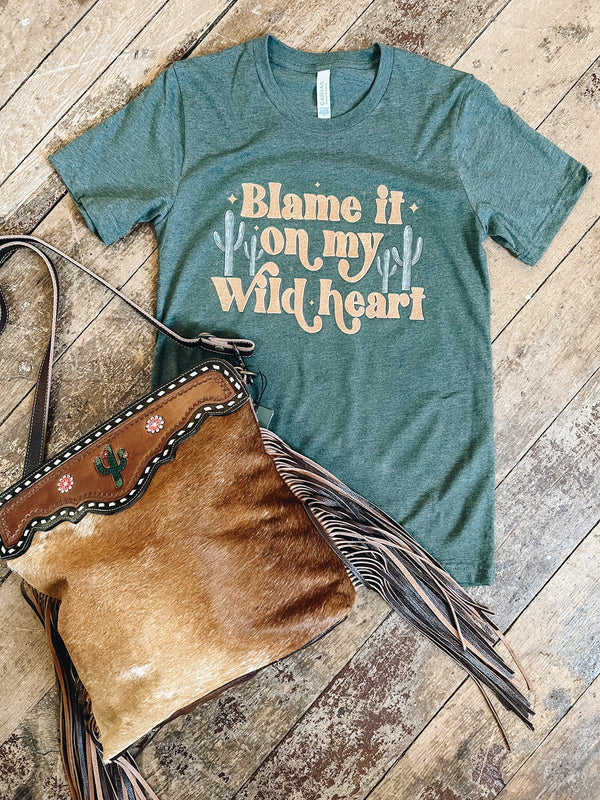 Blame It on my Wild Heart Graphic Tee
