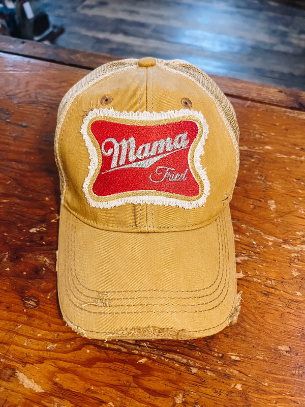 Mama Tried Distressed Hat