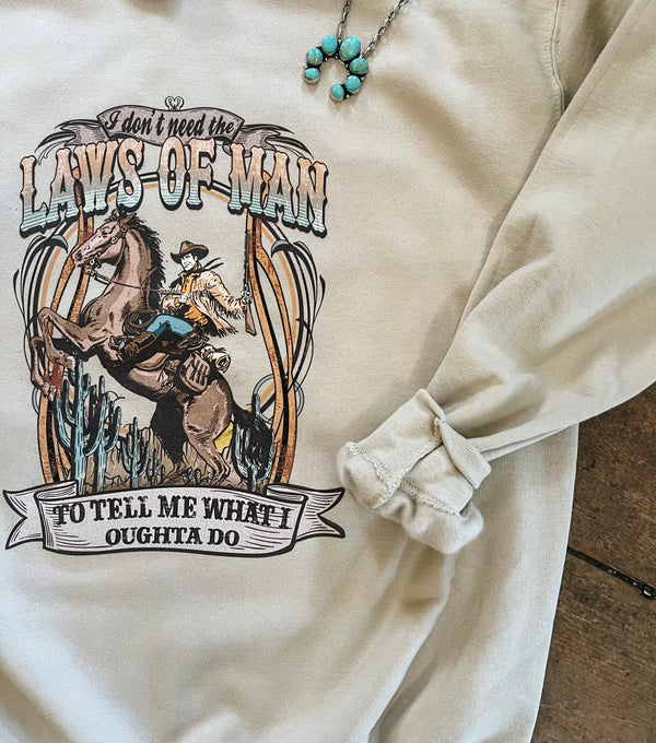 Don’t Need The Laws of Man Crewneck